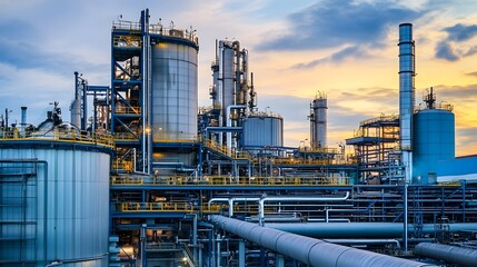 Poster - biomass conversion facility a state of the art industrial site where various biomass are processed a