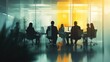 © Mas - Silhouettes of Business People in a Meeting