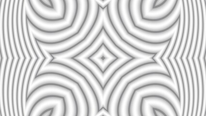 Abstract beautiful white radio waves twirl  line background 4k illustration.