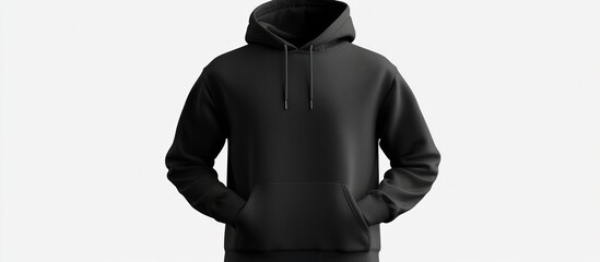 Poster - Black Hoodie Mockup: Fashionable Design