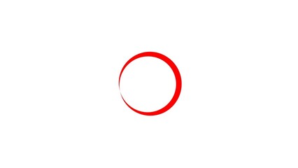 technology circle frame loading icon background 4k illustration.