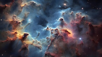 Wall Mural - fire in space