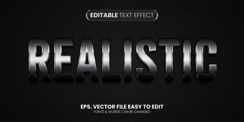 Wall Mural - realistic editable text effect