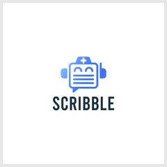 scrible helper health robot logo