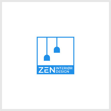 logo furniture, lamp, retangle simple