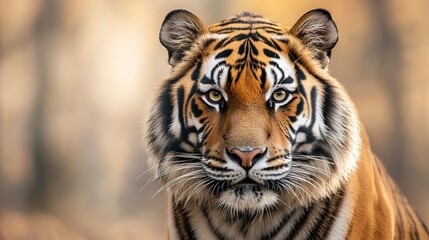 Wall Mural - tiger,majestic wildlife in their natural habitat, underscored by conservation efforts to preserve bi