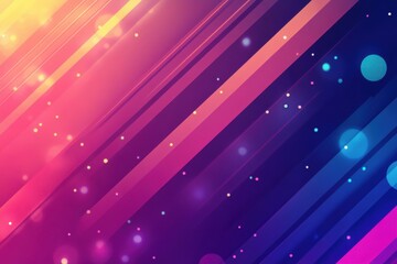 Poster - Gradient festive tech background illustration design