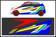 © Soxlam - car wrap modern abstract design background