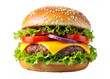© Muhammad - hamburger on white isolated
