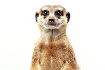 Sticker - Curious Meerkat Portrait