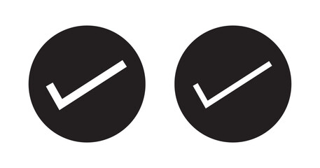 Poster - Checkbox icon set. Vector illustration
