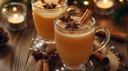 Wall Mural - Holiday spiced beverage that has been mulled