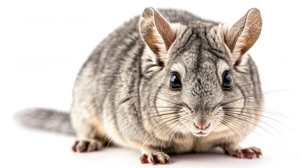 Sticker - Portrait of a Cute Chinchilla