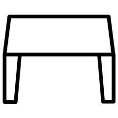 Sticker - Furniture Seat Stool Line Icon