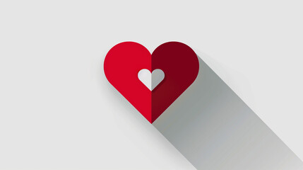Like icon with a heart inside , Design Templates