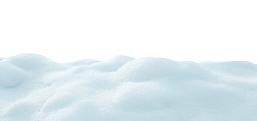 Wall Mural - large beautiful snowdrift cutout
