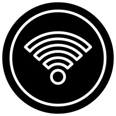 Canvas Print - Wifi Icon