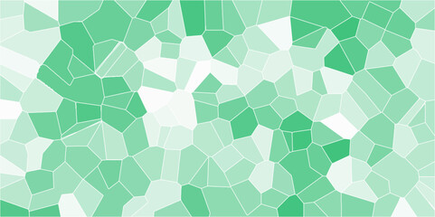 Poster - Abstract colorful background with triangles mosaic pattern vector backdrop with hexagons. colorful stoke colors stone tile pattern, vector. Vintage green concrete road texture background.