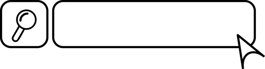 Search Bar Icon Line