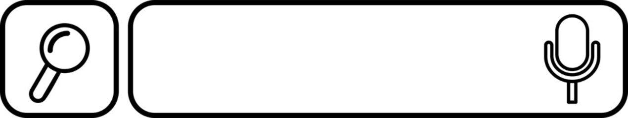 Search Bar Icon Line