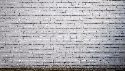 Sticker - white brick wall background, AI generated