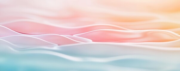 Smooth blurred gradients on a soft canvas, modern abstract illustration, evoking tranquility with gentle hues and a sense of depth.