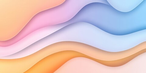 Poster - Stylish gradient reflections with dynamic shadows, abstract illustration, modern and vibrant with depth and copy space