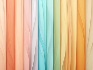 Poster - Hue stripes in subtle gradients with perfect symmetry, modern abstract illustration, creating a balanced flow with depth and contrast.