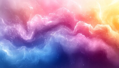Wall Mural - Create a soft pastel gradient background that tran  355 space, sky, cloud, light, art, galaxy, fire, star, nebula, smoke, texture, dark, night, illustration, blue, color, astronomy, wallpaper, clouds,