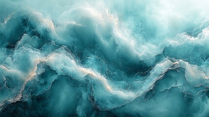 Marble background with a gradient from teal to min  117 sea, water, ocean, wave, waves, blue, nature, surf, storm, foam, beach, sky, white, abstract, splash, coast, weather, clouds, motion, wet, power