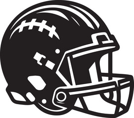 Football Helmet Silhouette Vector, football helmet flat icon, American Football Silhouette icon,