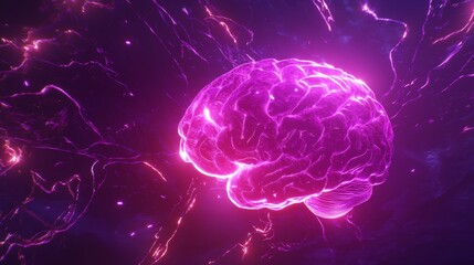 Poster - Illustration of glowing plexus lines on a network background. Stock image.