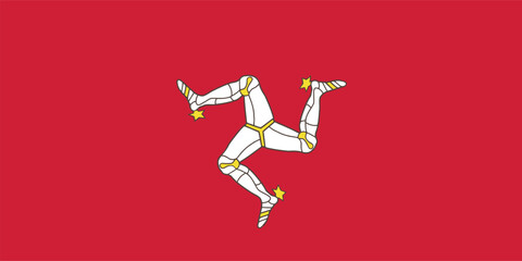 Wall Mural - Flag of the Isle of Man