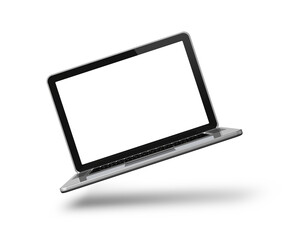 Poster - Laptop computer isolated on transparent background