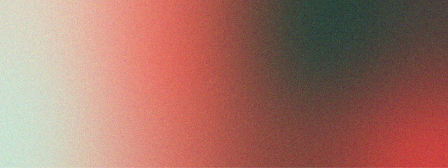 Aufkleber - Showcasing a warm gradient background with grainy texture. Minimalist Aesthetic, Grunge Cinematic Grainy Poster Banner with Copy Space. Orange black blue color grainy texture effect.