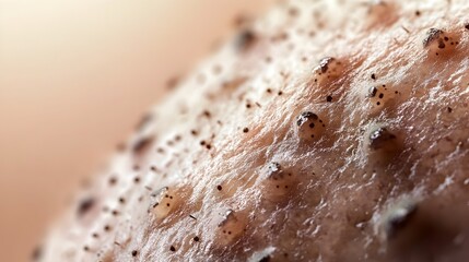 Aufkleber - detailed digital of monkeypox skin lesions in focus with a faded background for copy space designed 