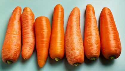 Bunch of orange carrots, vegetarian food, healthy diet, carotenes