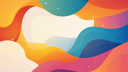 Vibrant flat illustrations with playful textures for stunning abstract backgrounds in your creative projects.