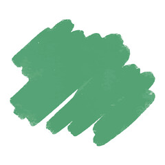 Sticker - Png abstract brush stroke element in pastel green