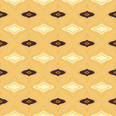 Wall Mural - Retro kaleidoscope pattern in the style of the 70s and 60s. Geometric pattern