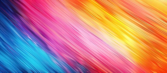 Canvas Print - Light abstract gradient background with motion blur Colorful lines create a textured wallpaper. Copy space image. Place for adding text and design