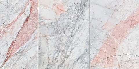 Sticker - White and Pink Marble Texture