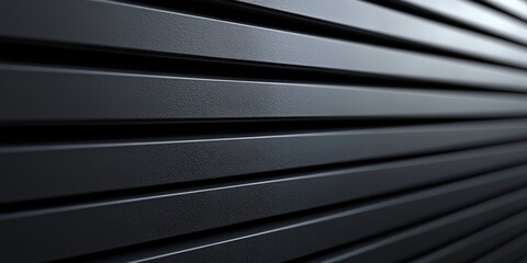 Poster - Abstract Black and White Stripes