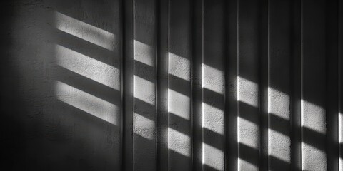 Poster - abstract light and shadow patterns on a wall