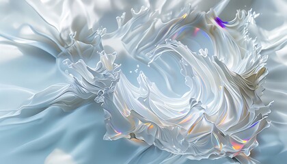 Wall Mural - Abstract blue water texture pattern for design, ideal for cold winter backdrop