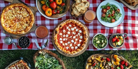 Wall Mural - Delicious Picnic Spread