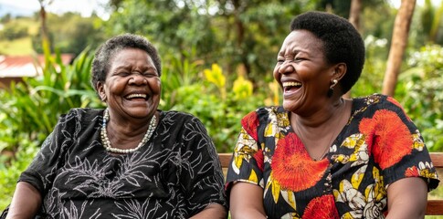 Grandmother with wheelchair and disabled child, inclusive black family with young disabled child