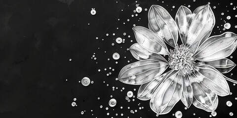 Wall Mural - water lily flower