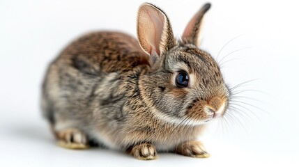 Wall Mural - Adorable Brown Bunny Rabbit