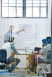 © ArcursForPI/peopleimages.com - Architecture, leader or team in presentation for planning, meeting or startup project management. Glass window, designer or people in office for floor plan, business or strategy for urban development